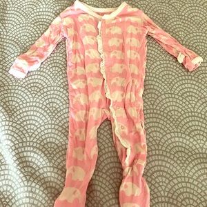 Kickee Pants Footed Pajamas Baby Girl